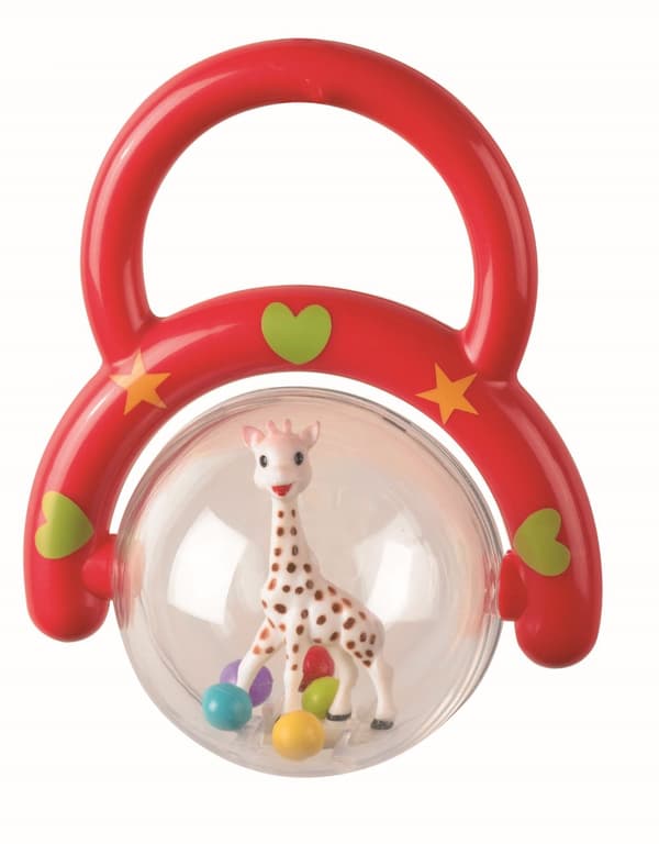 VULLI Sophie la giraffe rattle with handle 3m+ 10126