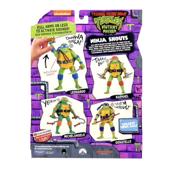 TMNT figure Ninja Shouts Donatello, 83352