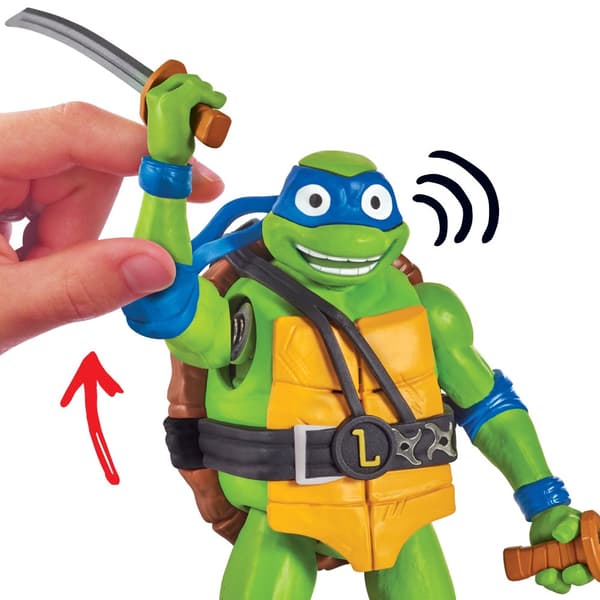 TMNT figure Ninja Shouts Leonardo, 83351