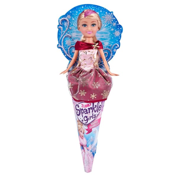 SPARKLE GIRLZ doll Winter Princess in cone, 4 asst., D, 10017BQ1
