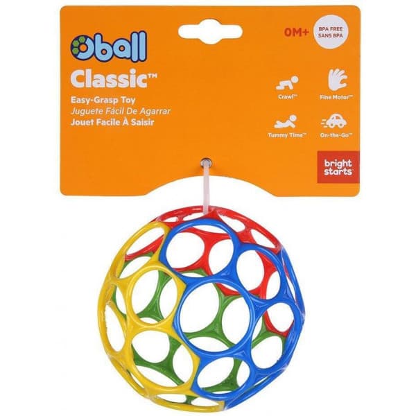 Oball Classic -boll, färgglad