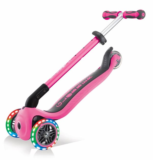 Globber | Scooter | Pink | Scooter Go Up Deluxe Lights