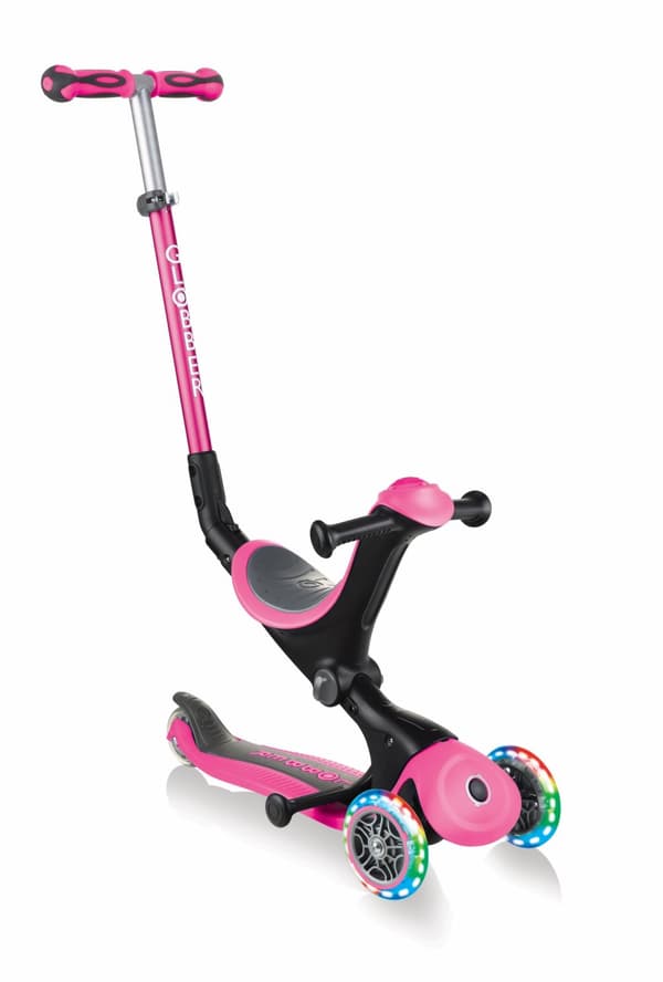 Globber | Scooter | Pink | Scooter Go Up Deluxe Lights