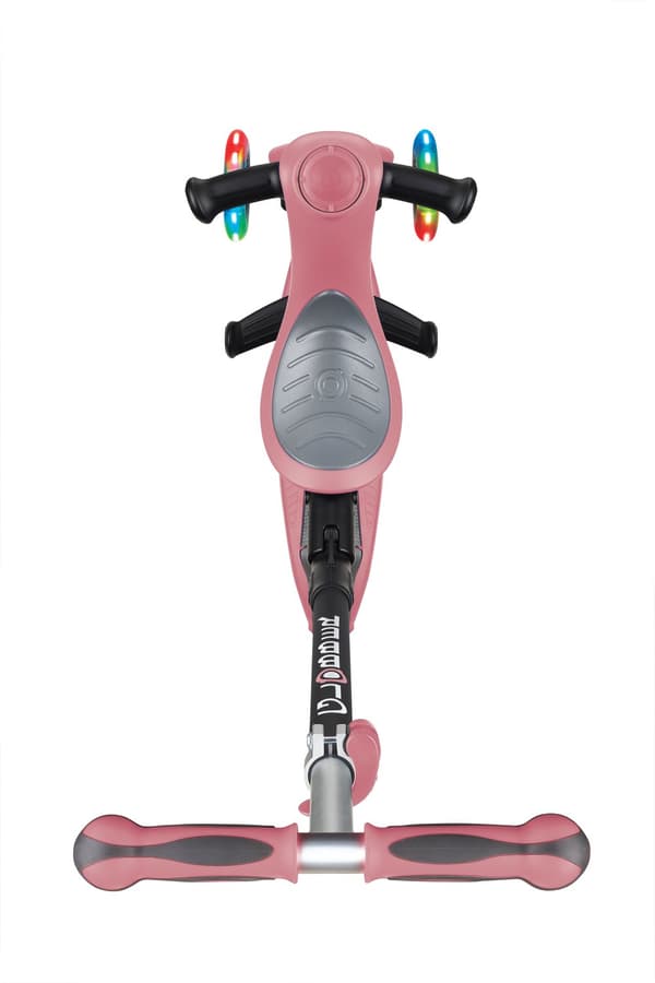 GLOBBER scooter Go Up Deluxe Lights, deep pastel pink, 646-210