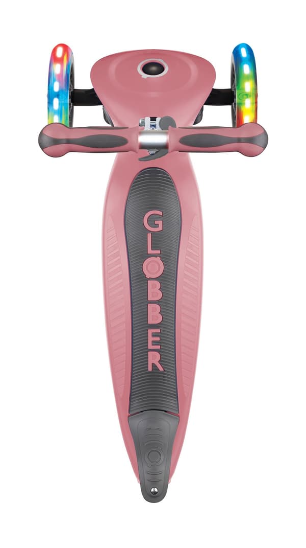 GLOBBER scooter Go Up Deluxe Lights, deep pastel pink, 646-210
