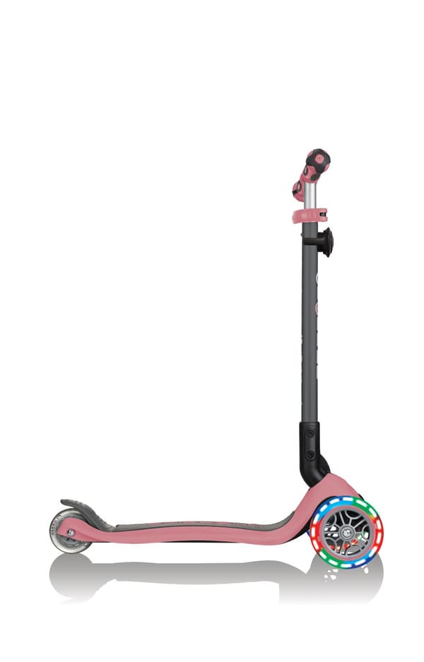 GLOBBER scooter Go Up Deluxe Lights, deep pastel pink, 646-210