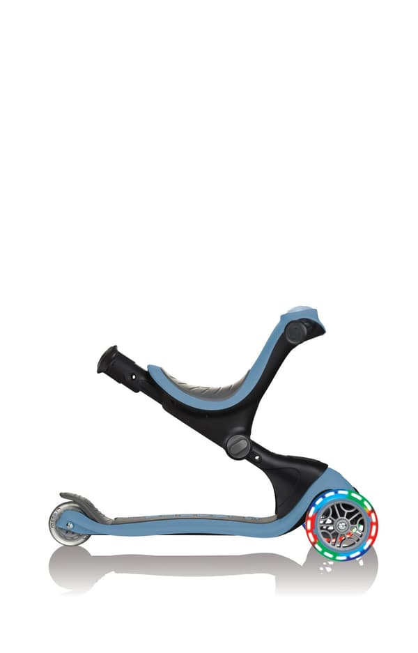 GLOBBER scooter Go Up Deluxe Lights, ash blue, 646-200