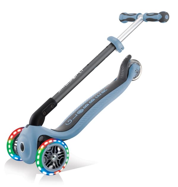 GLOBBER scooter Go Up Deluxe Lights, ash blue, 646-200