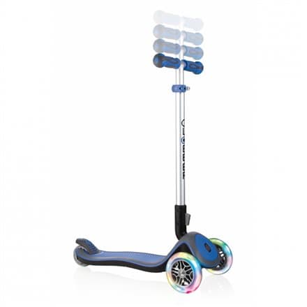 Globber | Dark Blue | Scooter | Elite Deluxe Lights 444-400