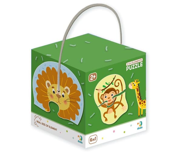 DODO puzzle 2-3-4 elements Animals D, 300153