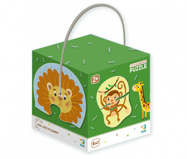 DODO puzzle 2-3-4 elements Animals D, 300153