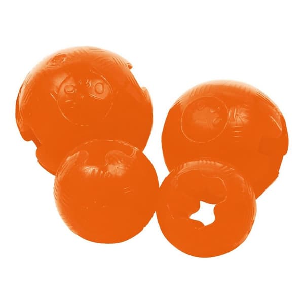 Koiranlelu Gloria TPR Oranssi (5.7cm)