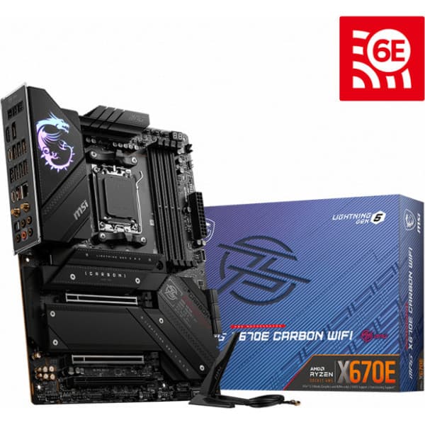 MSI MPG X670E CARBON WIFI ATX moderkort