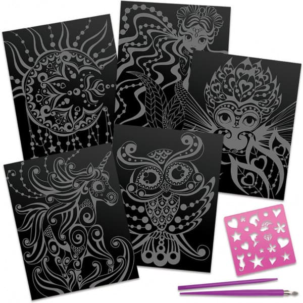 Nebulous Stars Scratch & Sketch -pysselset