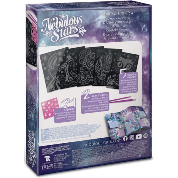 Nebulous Stars Scratch & Sketch -pysselset