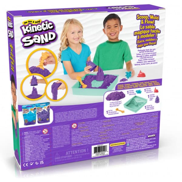 Kinetic Sand - sandkassesæt, lilla