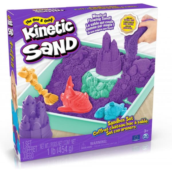 Kinetic Sand - sandkassesæt, lilla
