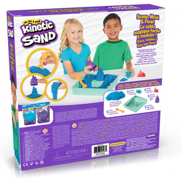 Kinetic Sand - sandkassesæt, blå