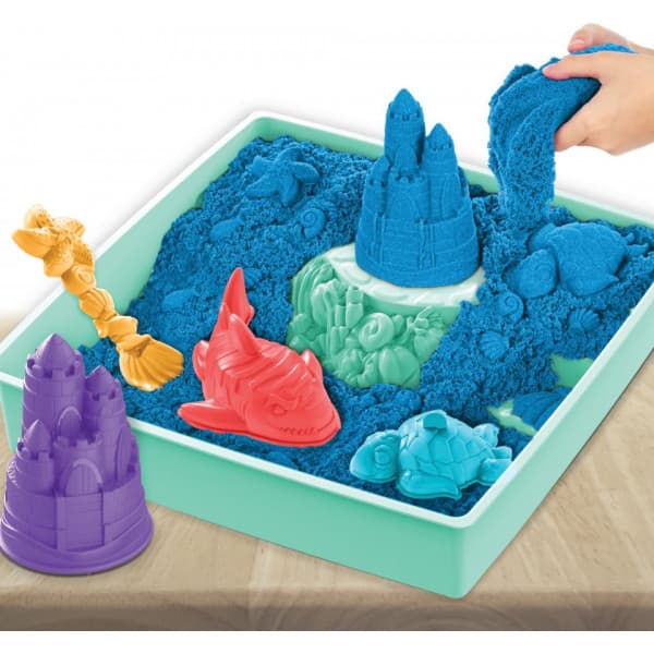 Kinetic Sand - sandkassesæt, blå