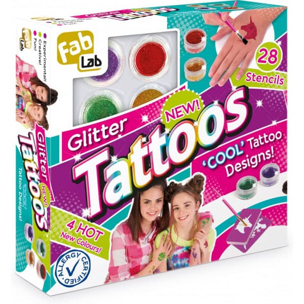 FabLab Glitter Tattoos -tatuointisetti