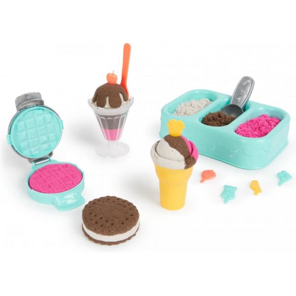 Kinetic Sand - isvaffellegesæt til leg