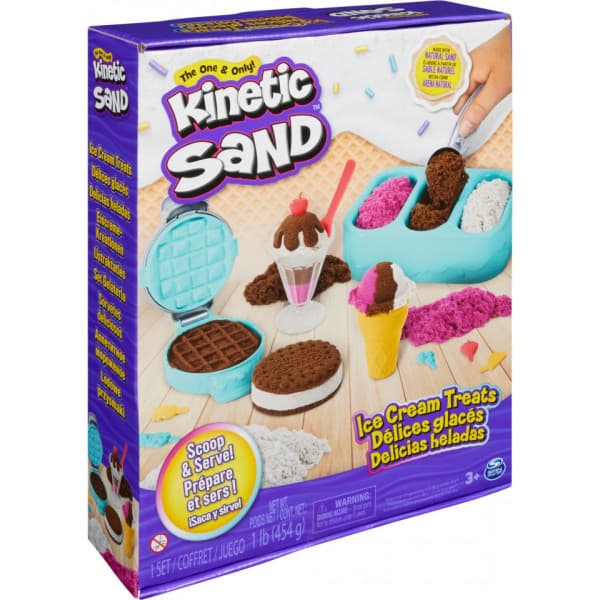 Kinetic Sand - isvaffellegesæt til leg