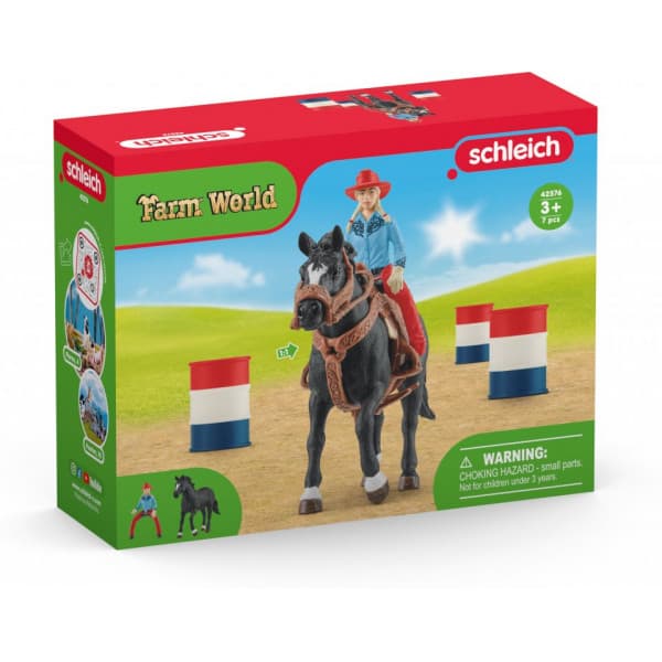 Schleich Farm World 42576 Muddergirl og tønderløb