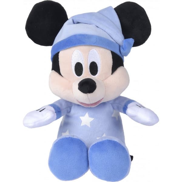 Disney Sov Gott Musse Pigg - mörkläggande mjukdjur, 25 cm