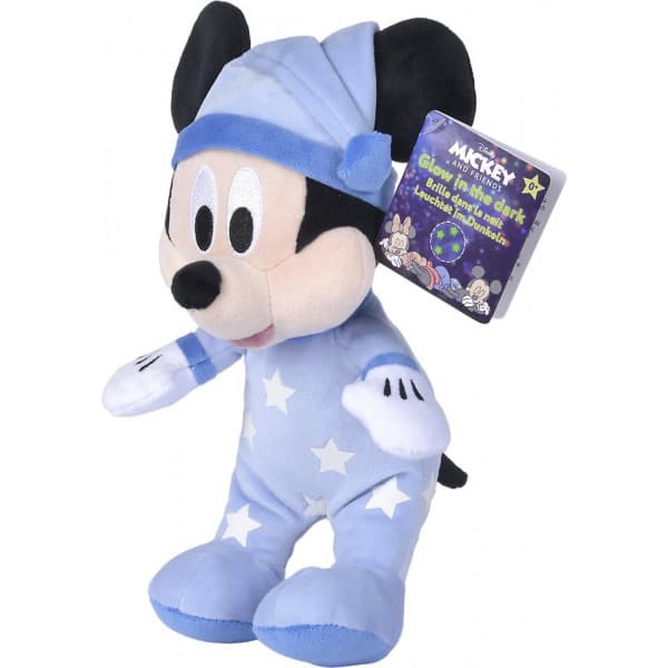 Disney Sov Gott Musse Pigg - mörkläggande mjukdjur, 25 cm