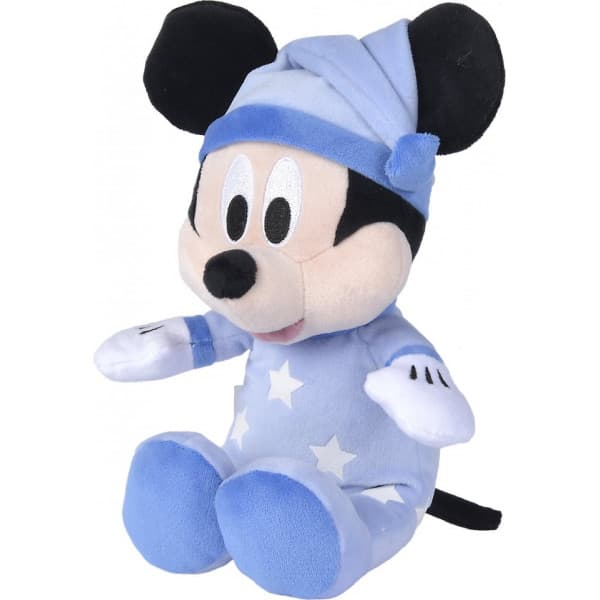 Disney Sov Gott Musse Pigg - mörkläggande mjukdjur, 25 cm