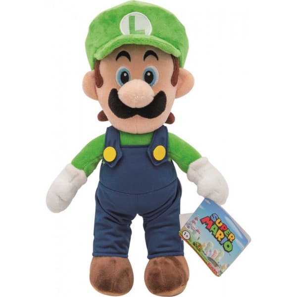 Nintendo Super Mario Luigi -pehmolelu, 30cm