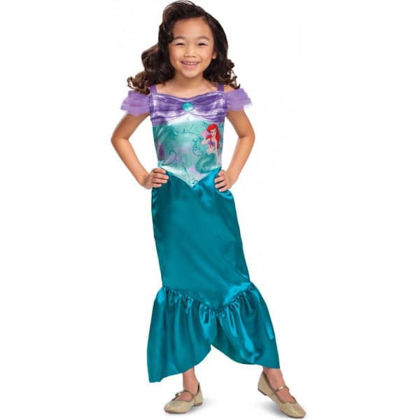 Ariel Basic Plus-kostume, 4-6 år, 99-123 cm
