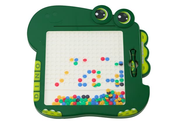 Pedagogisk magnettavla Dinosaur Pad Pussel gröna pärlor