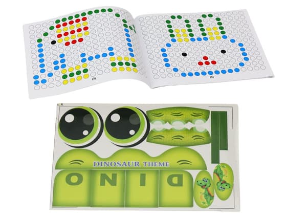 Dinosaur Pedagogisk Magnetic Board Bord Pad Pussel Grön