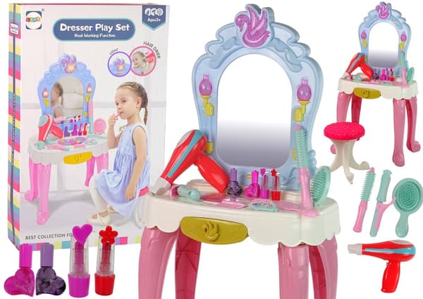 Little Lady's Fabulous Sminkbord med Pall Light Sound + tillbehör