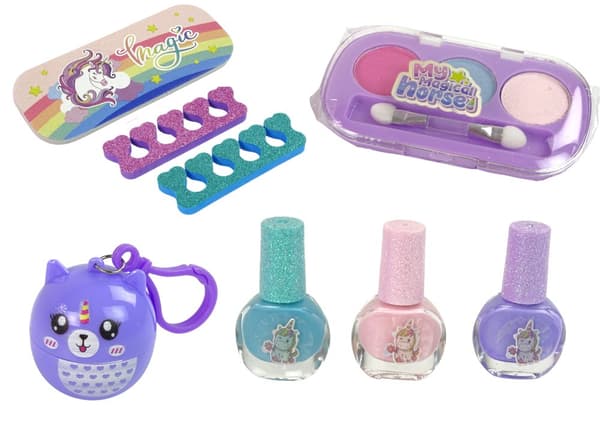 Beauty Nail Styling Set Huulikiilto Avaimenperä Kitty