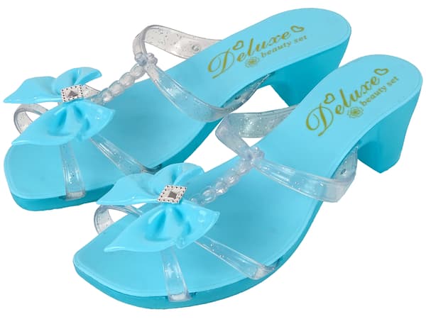 Beauty Set Slipper Håndtaske Blå manchetknapper