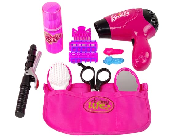 Hiusten kauneussetti Hiustenkuivaaja Curling Iron Pink
