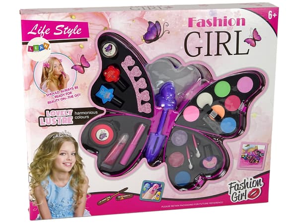 Lila Butterfly Eyeshadow Makeup Set