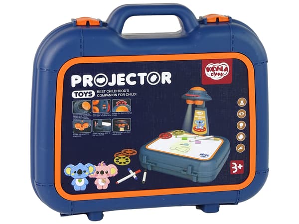 Projektor Blackboard I Blå Bilder Resväska