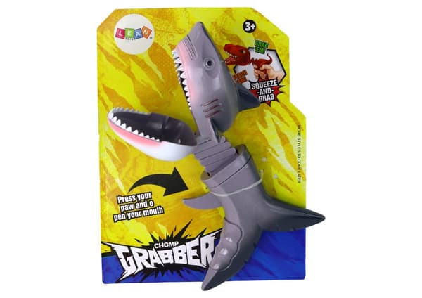 Shark Catcher Bide Legetøj Forårsgrå