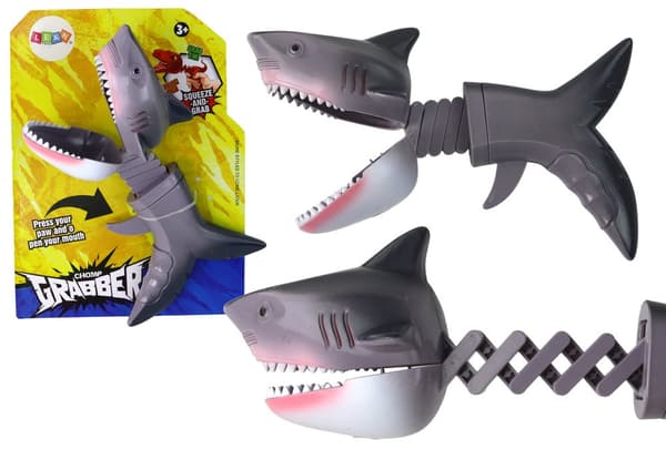Shark Catcher Bide Legetøj Forårsgrå