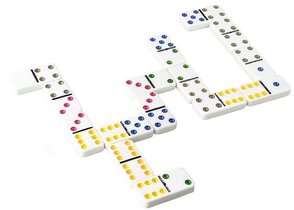 Domino Logic Spil, Metalpakke, 28 stk