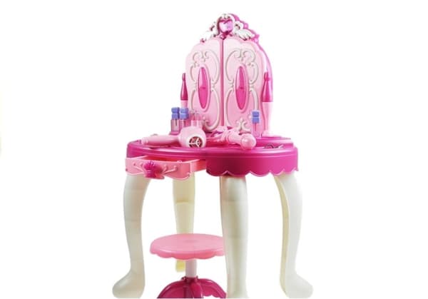 Ett enormt sago-sminkabord för Princess Wand