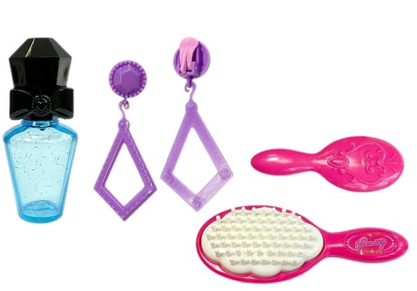 Beauty Set peilipöytä tytöille peilillä, äänellä, valolla ja jakkaralla
