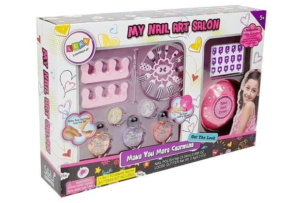 Glitter Nageltorksats