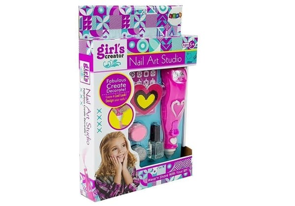 Nail Art Kit Glitter annostelija kuvioita