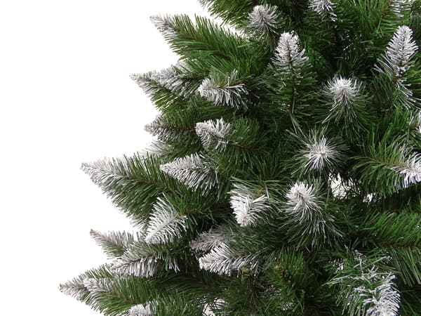 3D Diamond Pine Julgran på en stam 180cm, Glitter Snow