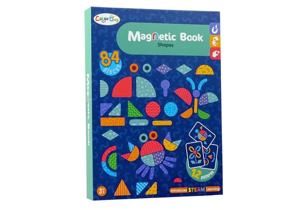 Magnetiska pussel bok former kort
