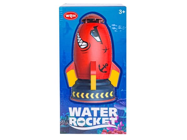 VANDRAKET Vandraketkaster, Vandraket, Sprinkler, RØD HAJ
